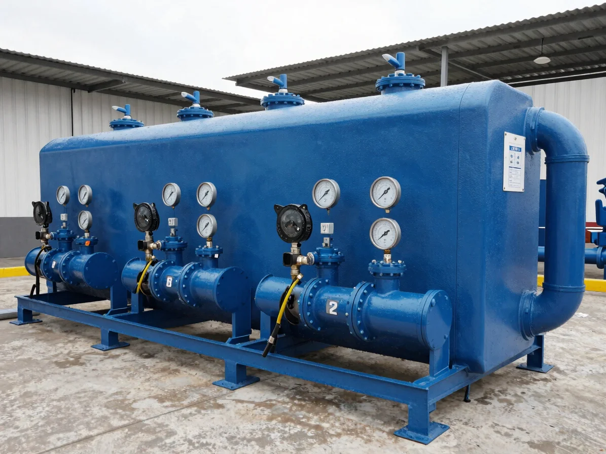 Técnicos instalando un sistema de bombeo industrial, con conexion